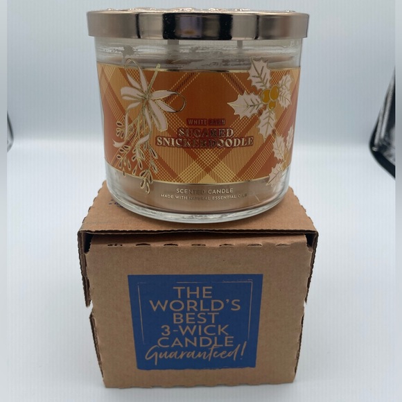 Bath & Body Works Other - Sugared Snickerdoodle Bath and Body Works 3 Wick Candle